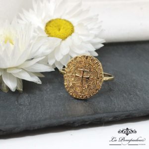 Bague medaille