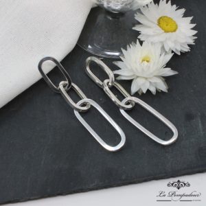 Boucles d'oreilles Camille Argent