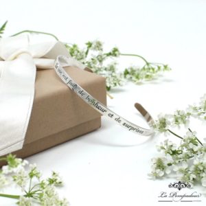 jonc La vie est faite de bonheur et de surprises