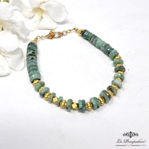 Bracelet émeraudes