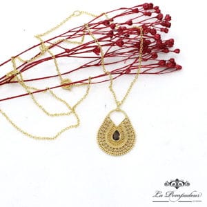 Collier pendentif filigrane