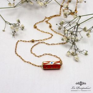 Collier karma émaillé Ch1 – MO